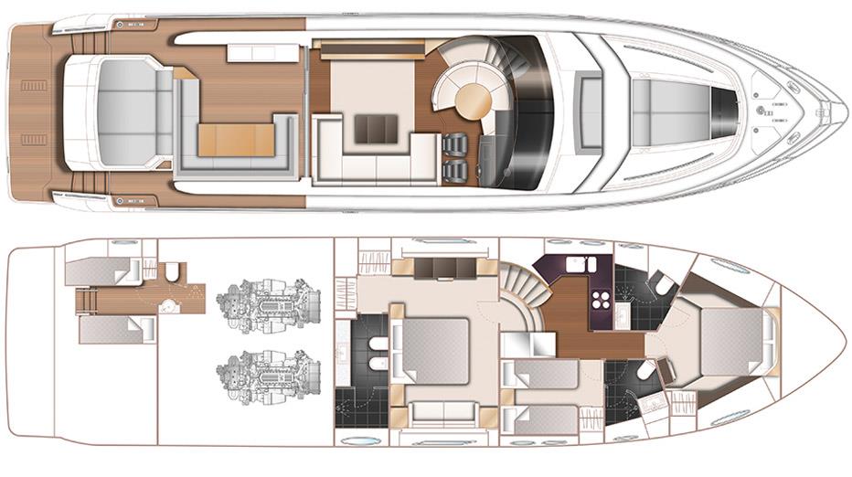 2015 PRINCESS  V72 